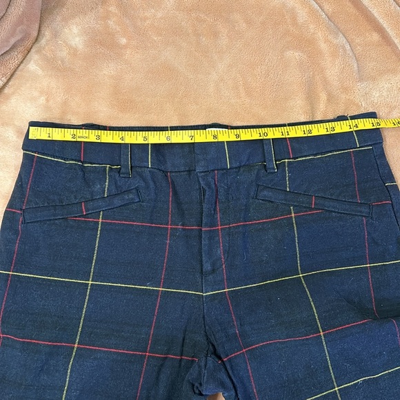 Navy Plaid Gap Dress Pants (Regular length) - Picture 8 of 9